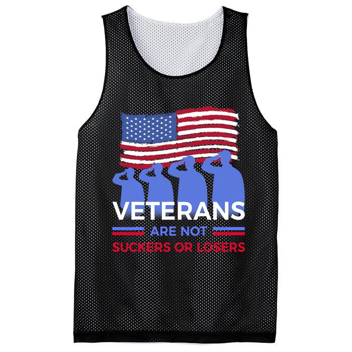 Veterans Are Not Suckers Or Losers Mesh Reversible Basketball Jersey Tank