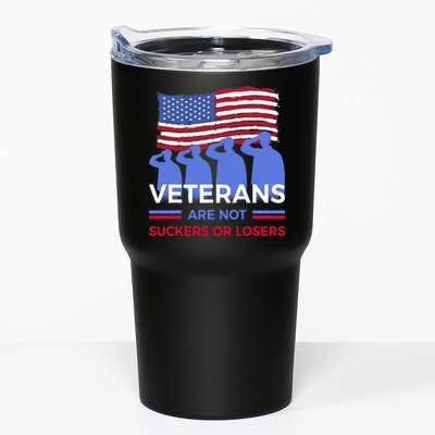 Veterans Are Not Suckers Or Losers Tumbler