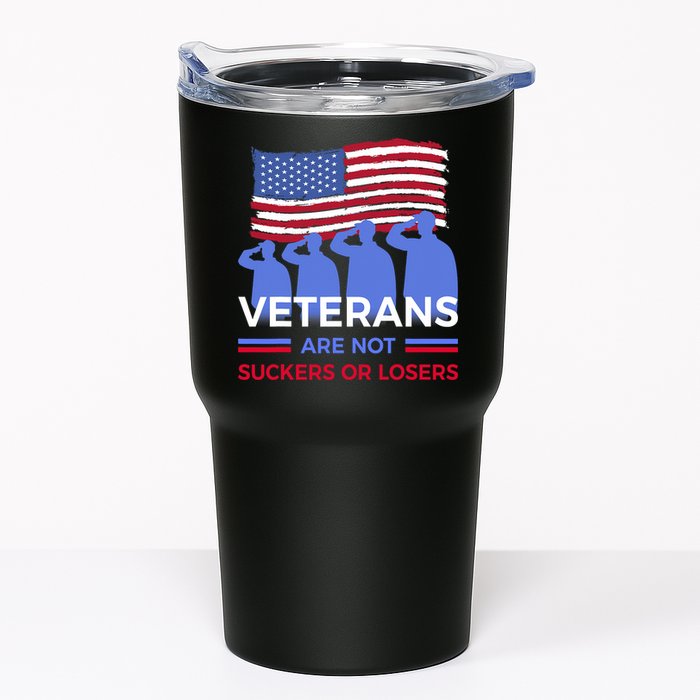 Veterans Are Not Suckers Or Losers Tumbler