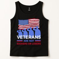Veterans Are Not Suckers Or Losers Tank Top