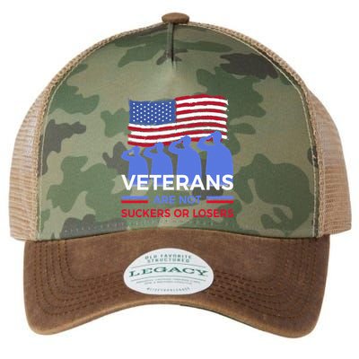 Veterans Are Not Suckers Or Losers Legacy Tie Dye Trucker Hat