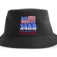 Veterans Are Not Suckers Or Losers Sustainable Bucket Hat