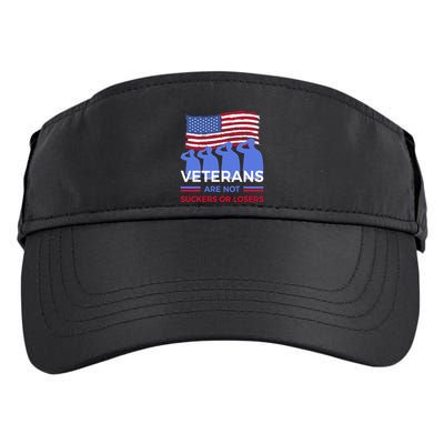 Veterans Are Not Suckers Or Losers Adult Drive Performance Visor