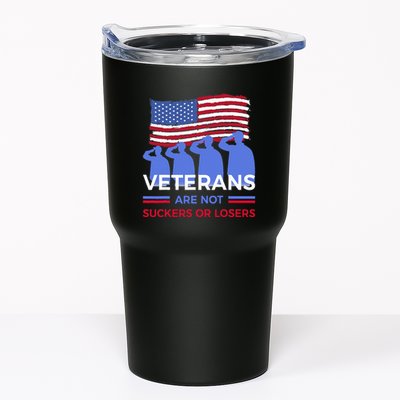Veterans Are Not Suckers Or Losers Tumbler