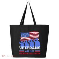 Veterans Are Not Suckers Or Losers 25L Jumbo Tote
