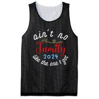 Vintage AinT No Family Like The One Mesh Reversible Basketball Jersey Tank