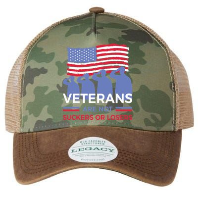 Veterans Are Not Suckers Or Losers Legacy Tie Dye Trucker Hat