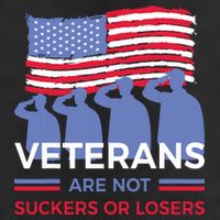 Veterans Are Not Suckers Or Losers Cool Comfort Performance Bucket Hat