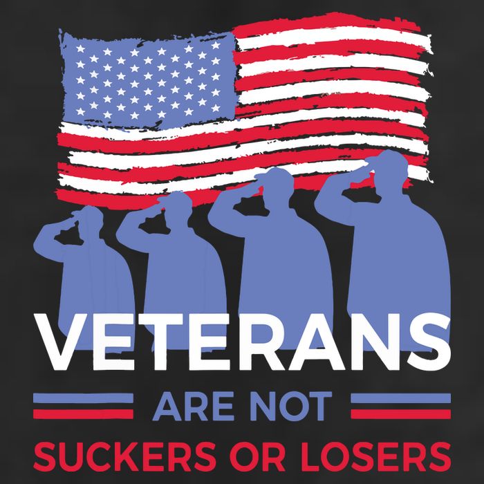 Veterans Are Not Suckers Or Losers Cool Comfort Performance Bucket Hat