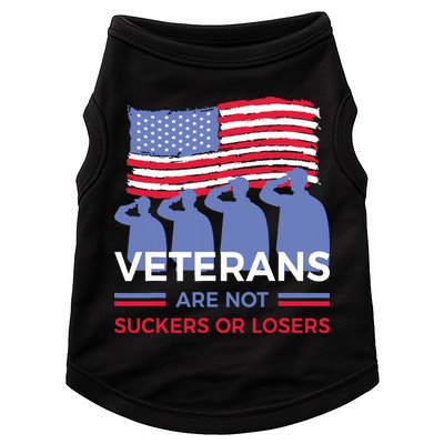 Veterans Are Not Suckers Or Losers Doggie Tank