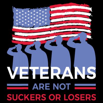 Veterans Are Not Suckers Or Losers T-Shirt