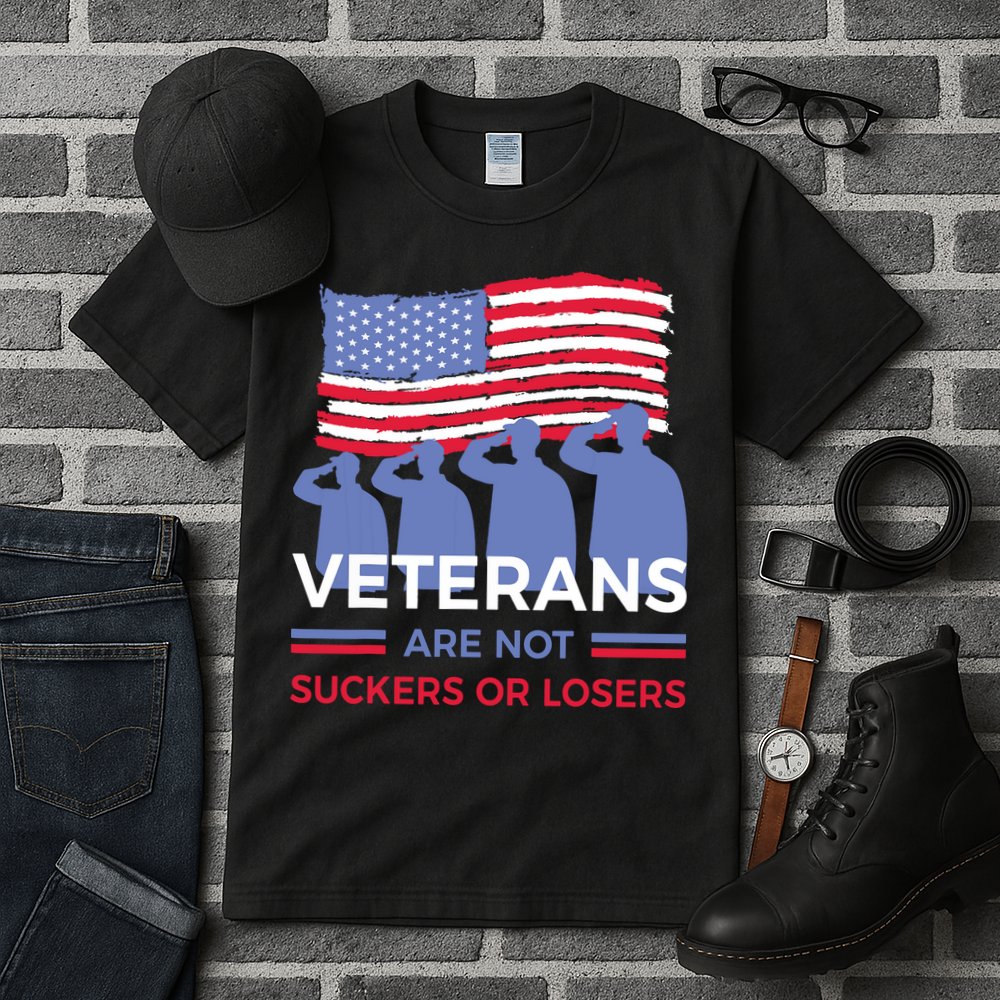 Veterans Are Not Suckers Or Losers Tall T-Shirt