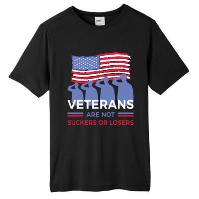 Veterans Are Not Suckers Or Losers Tall Fusion ChromaSoft Performance T-Shirt