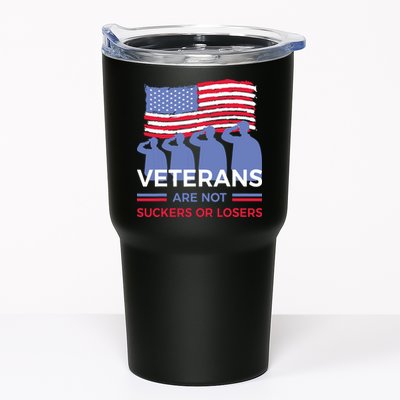 Veterans Are Not Suckers Or Losers Tumbler