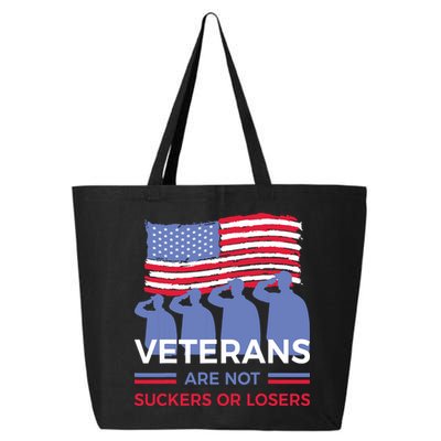 Veterans Are Not Suckers Or Losers 25L Jumbo Tote