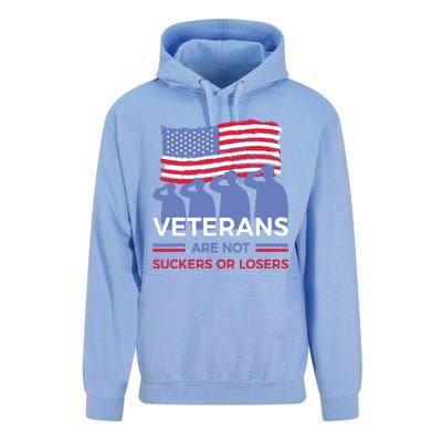 Veterans Are Not Suckers Or Losers Unisex Surf Hoodie