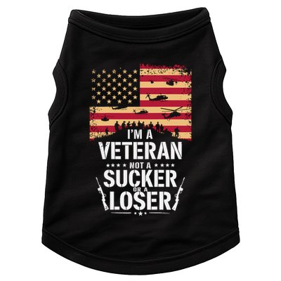 Veterans Are Not Suckers Or Losers Doggie Tank