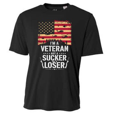 Veterans Are Not Suckers Or Losers Cooling Performance Crew T-Shirt