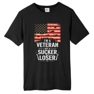 Veterans Are Not Suckers Or Losers Tall Fusion ChromaSoft Performance T-Shirt