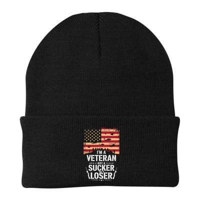 Veterans Are Not Suckers Or Losers Beanie