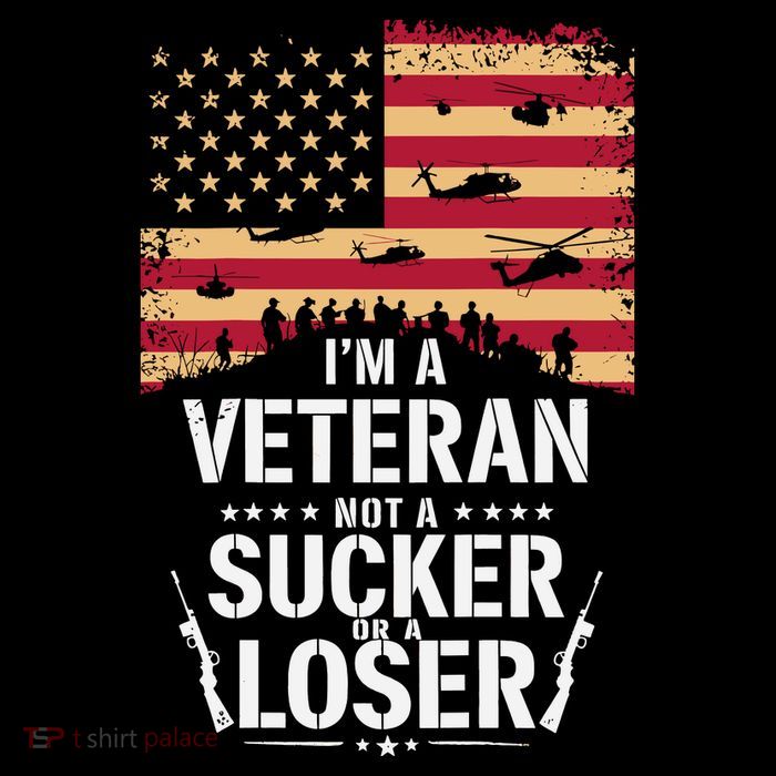 Veterans Are Not Suckers Or Losers Pom Pom 12in Knit Beanie