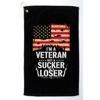 Veterans Are Not Suckers Or Losers Golf Towel