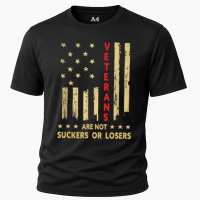 Veterans Are Not Losers Or Suckers Cooling Performance Crew T-Shirt