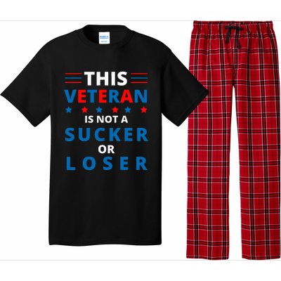 Veterans Are Not Suckers Or Losers Patriotic Pride Pajama Set