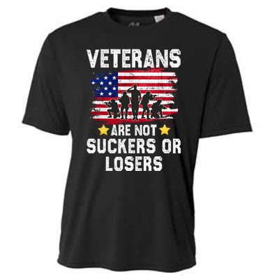 Veterans Are Not Suckers Or Losers Cooling Performance Crew T-Shirt