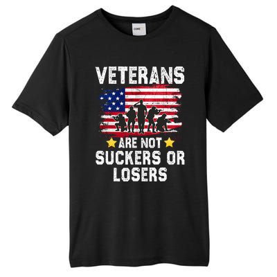 Veterans Are Not Suckers Or Losers Tall Fusion ChromaSoft Performance T-Shirt