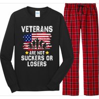 Veterans Are Not Suckers Or Losers Long Sleeve Pajama Set