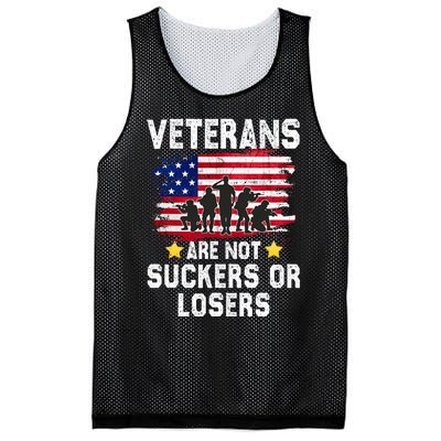 Veterans Are Not Suckers Or Losers Mesh Reversible Basketball Jersey Tank