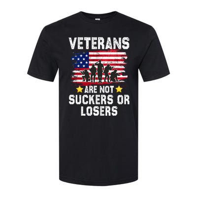 Veterans Are Not Suckers Or Losers Softstyle® CVC T-Shirt