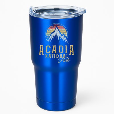 Vintage Acadia National Park Mountains Summit Meaningful Gift Tumbler