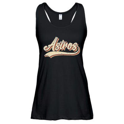 Vintage Astros Name Throwback Retro Apparel Gift Ladies Essential Flowy Tank