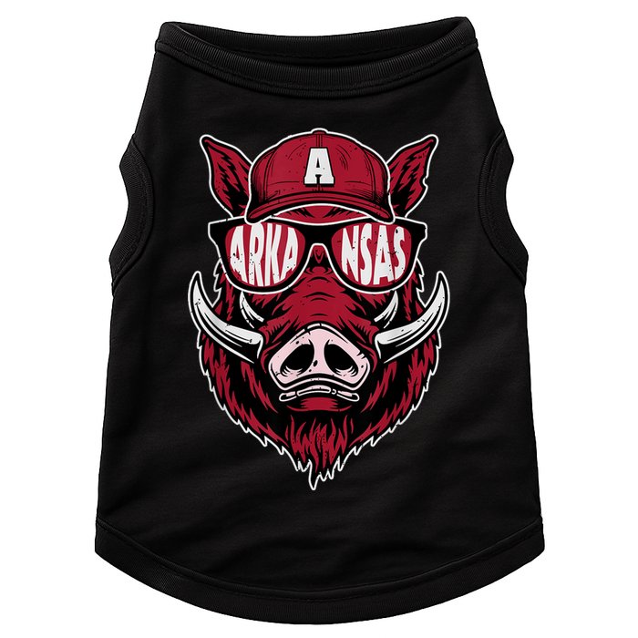 Vintage Arkansas Name Pride Apparel | Arkansas Name Styles Doggie Tank