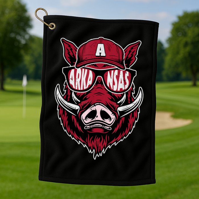 Vintage Arkansas Name Pride Apparel | Arkansas Name Styles Golf Towel