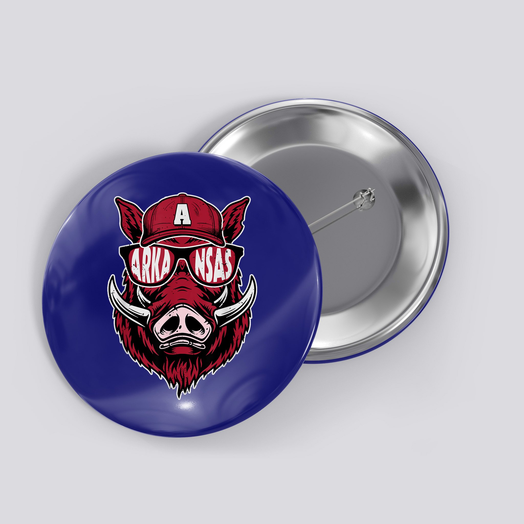 Vintage Arkansas Name Pride Apparel | Arkansas Name Styles Button