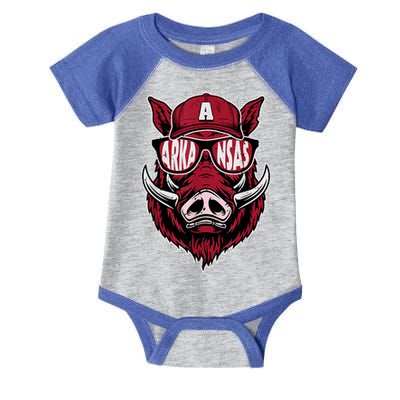 Vintage Arkansas Name Pride Apparel | Arkansas Name Styles Infant Baby Jersey Bodysuit