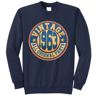 Vintage All Original Parts Emblem Shield 1963 60th Birthday Sweatshirt