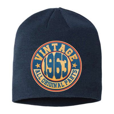 Vintage All Original Parts Emblem Shield 1963 60th Birthday Sustainable Beanie