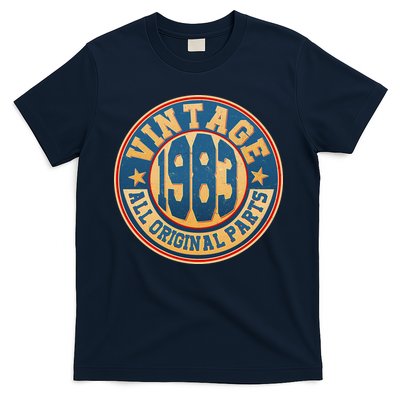 Vintage All Original Parts Emblem Shield 1983 40th Birthday T-Shirt