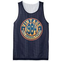 Vintage All Original Parts Emblem Shield 1984 40th Birthday Mesh Reversible Basketball Jersey Tank