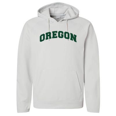 Varsity Arch Oregon Performance Fleece Hoodie