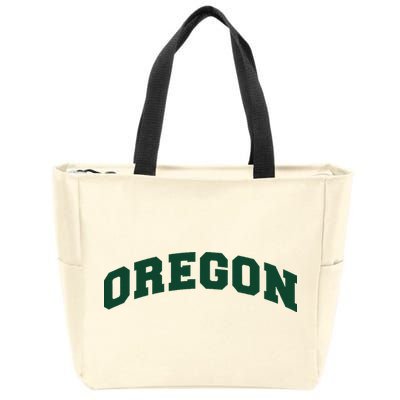 Varsity Arch Oregon Zip Tote Bag