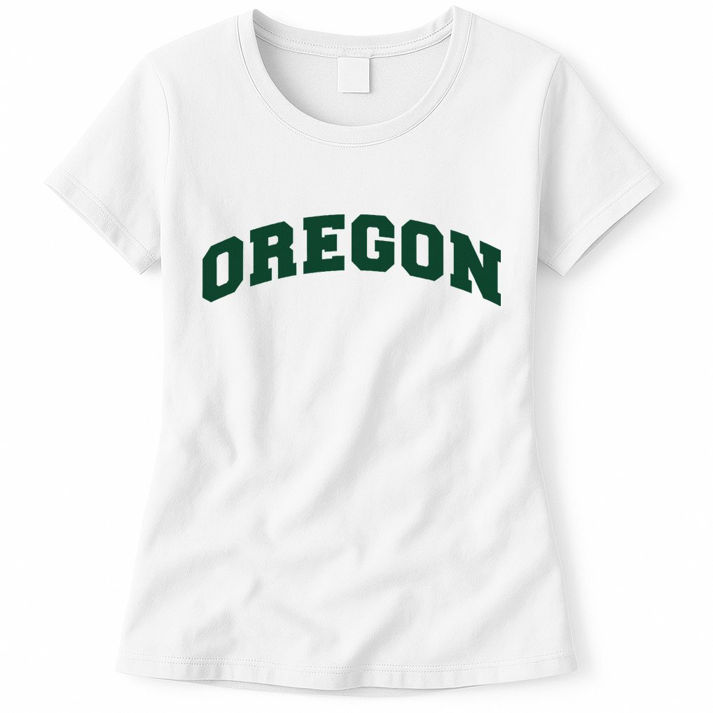 Varsity Arch Oregon Womens T-Shirt