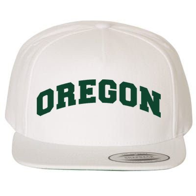 Varsity Arch Oregon Wool Snapback Cap