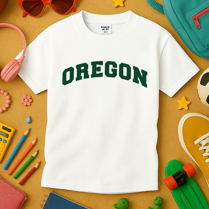 Varsity Arch Oregon Kids T-Shirt