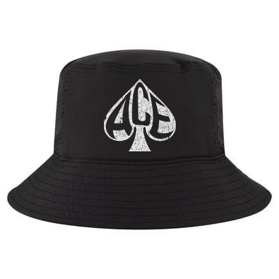 Vintage Ace Of Spades Texas Hold'em Playing Card Cool Comfort Performance Bucket Hat