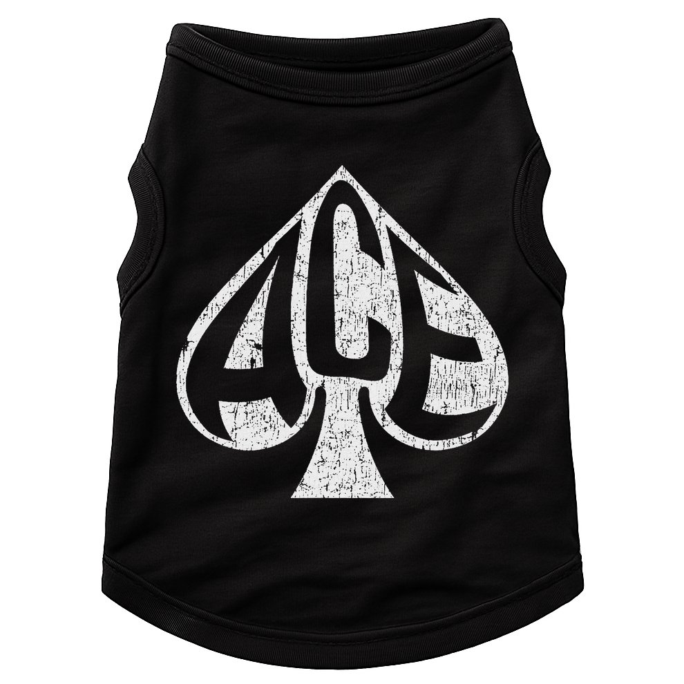 Vintage Ace Of Spades Texas Hold'em Playing Card Doggie Tank